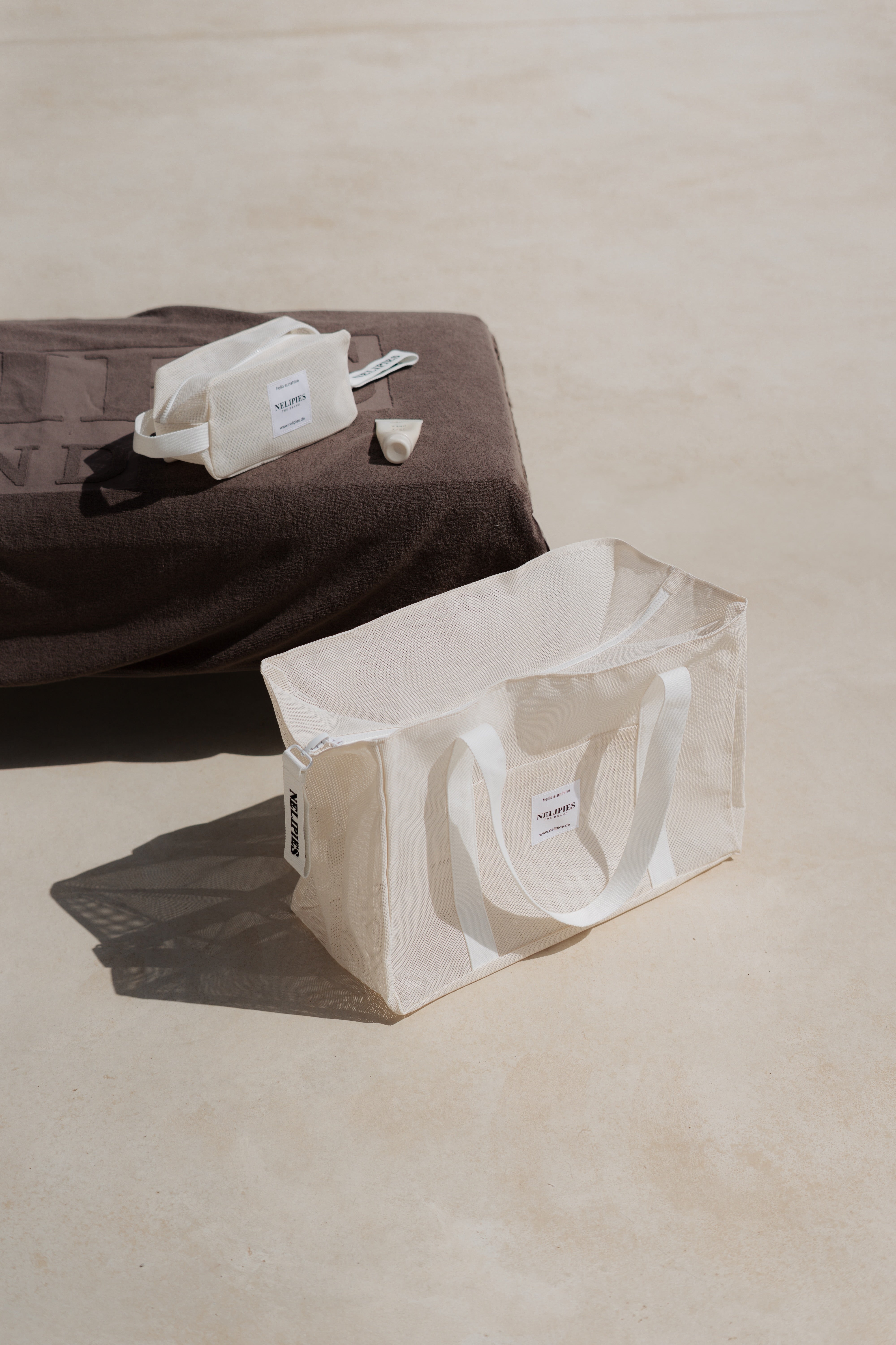 MESH BAG SET VANILLA