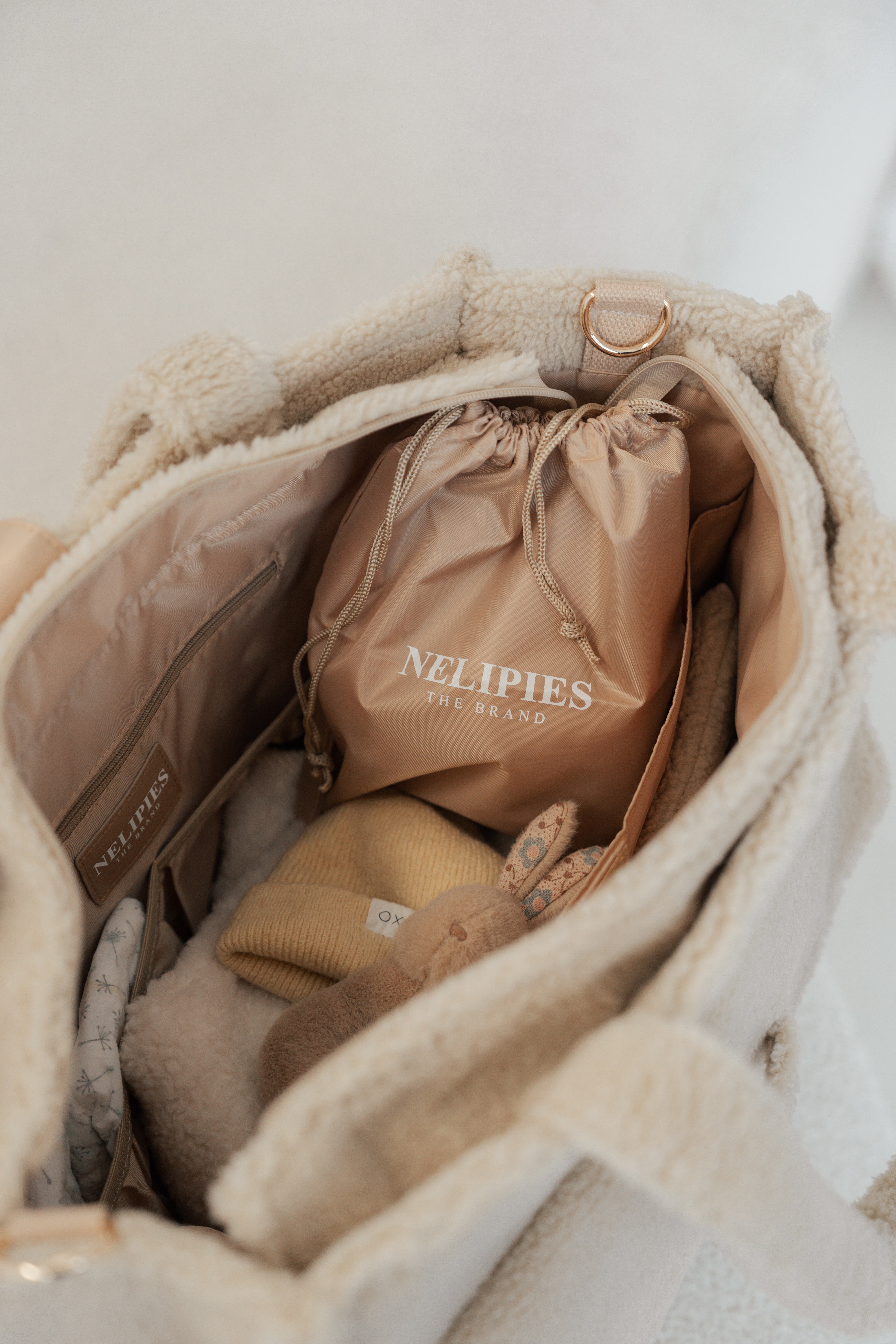 TEDDY MOM BAG BEIGE