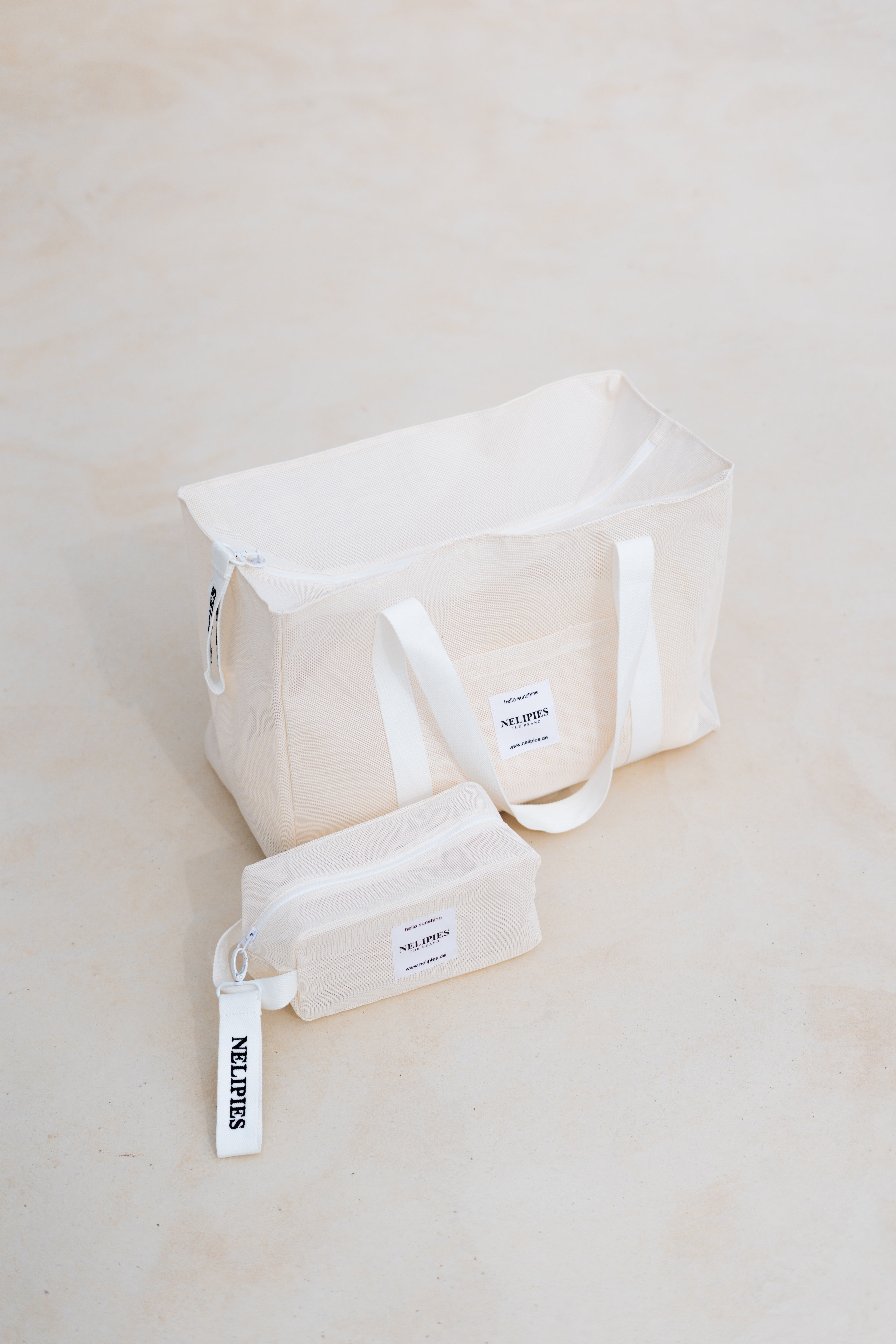 MESH BAG SET VANILLA