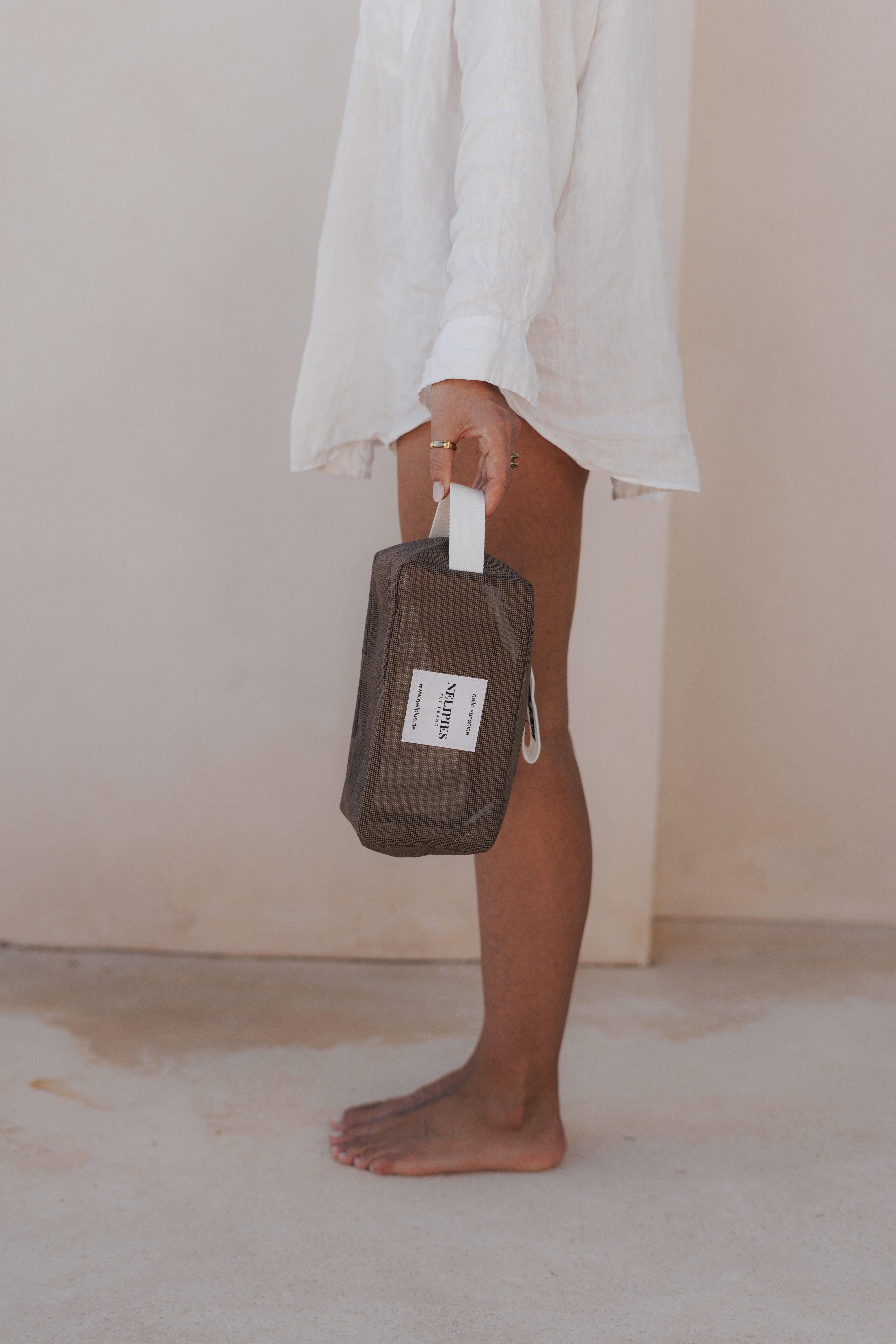 MESH BAG SET CHOCOLATE