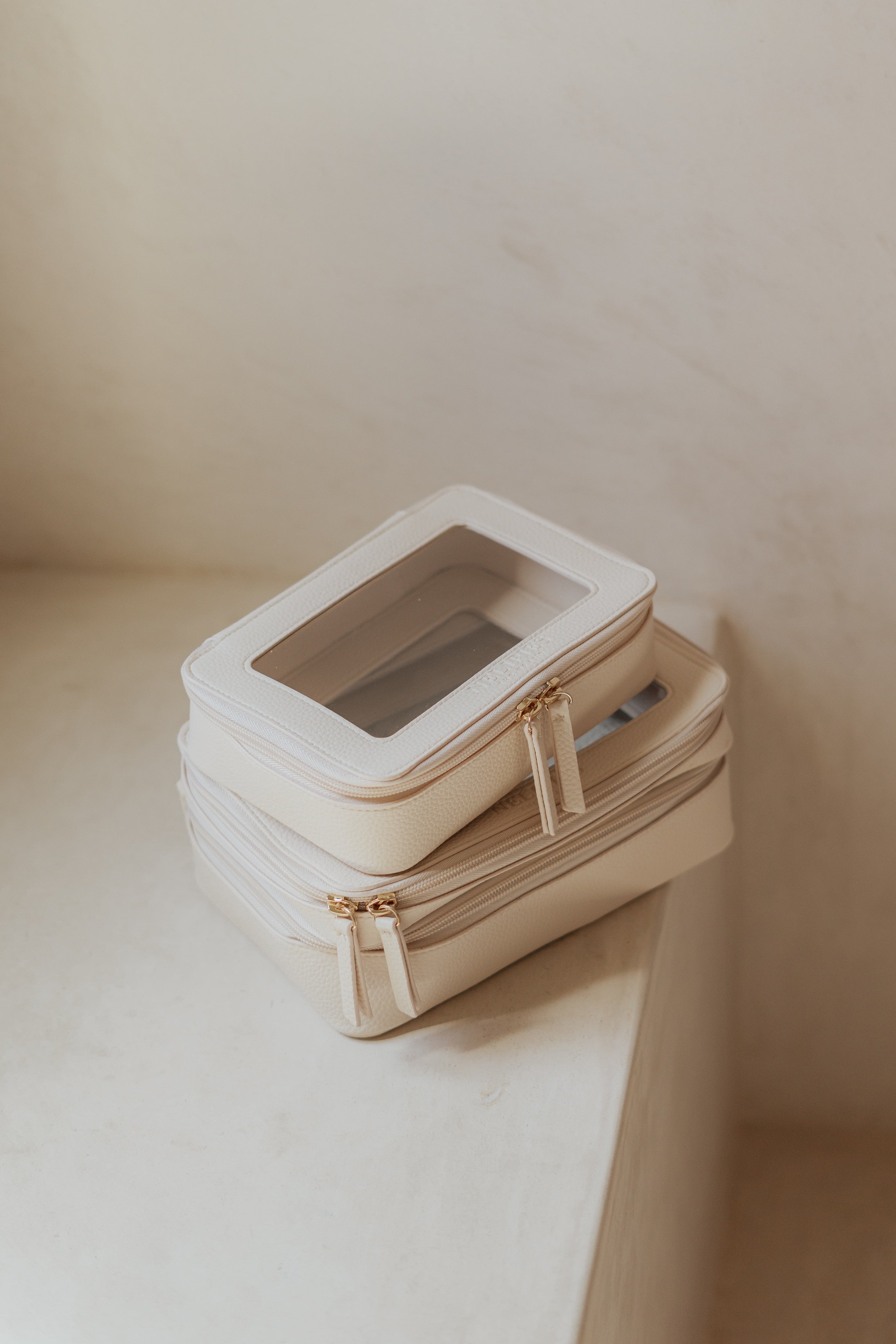 COSMETIC BAG SET CREME