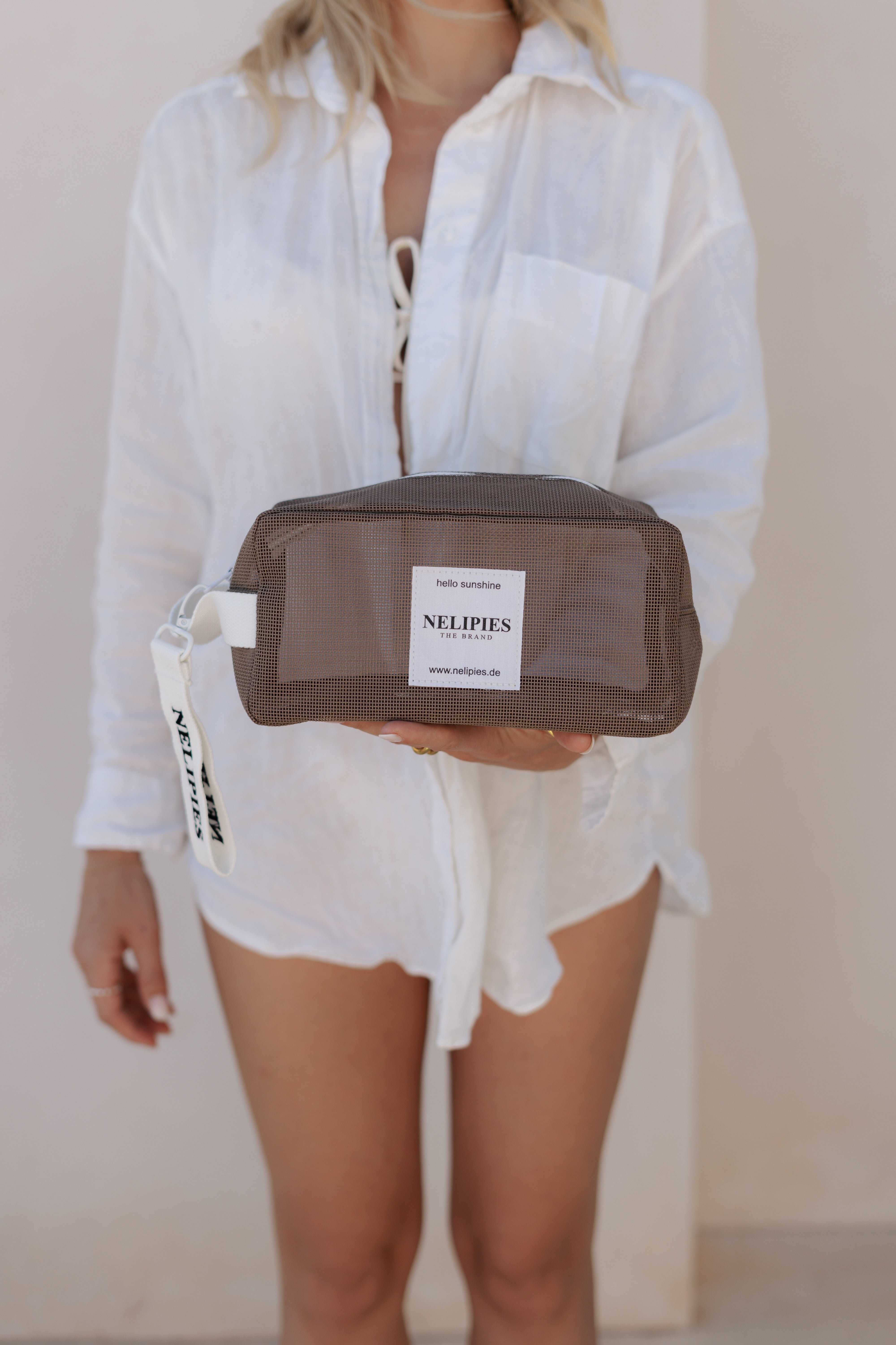 MESH BAG SET CHOCOLATE
