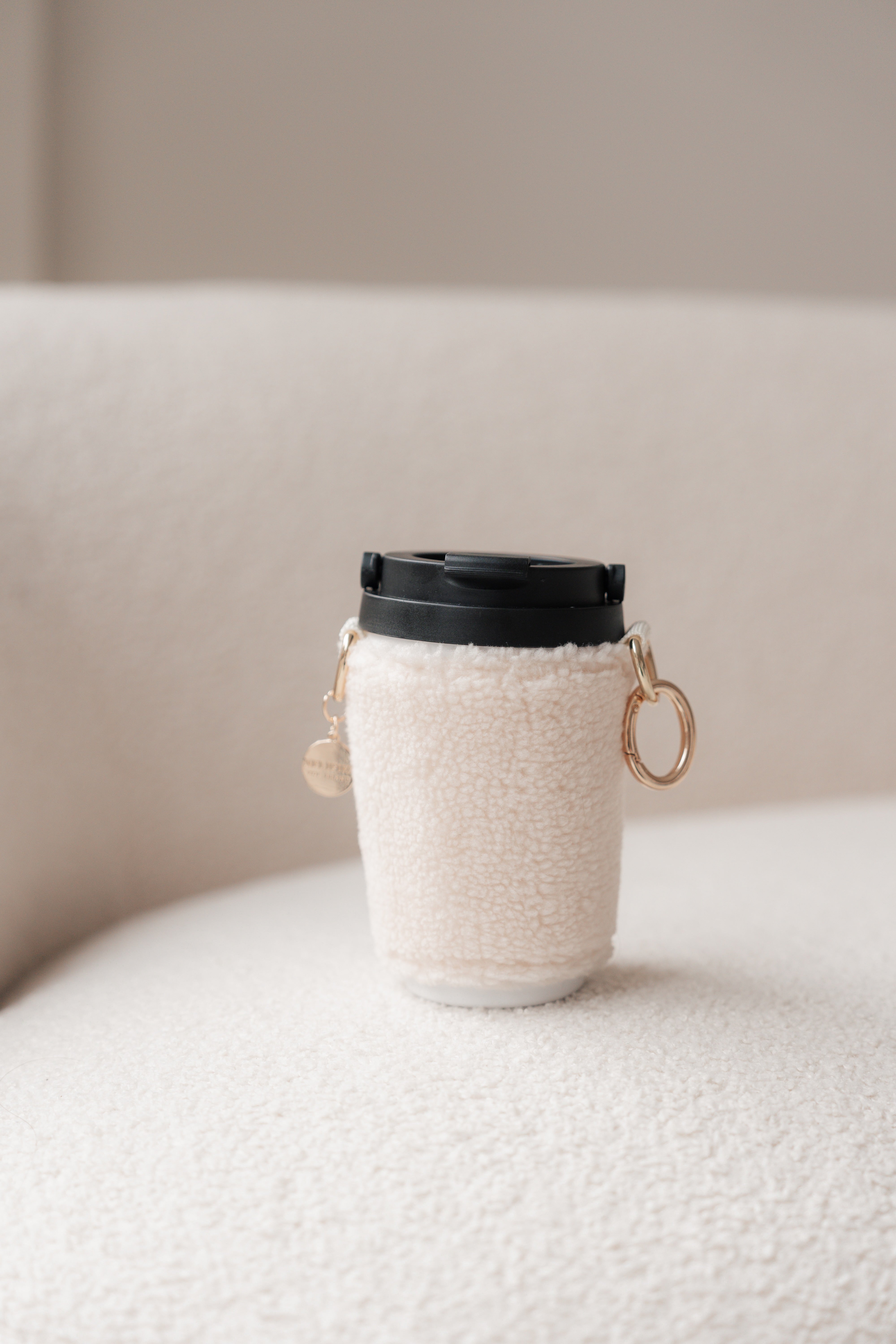CUPHOLDER TEDDY CREME