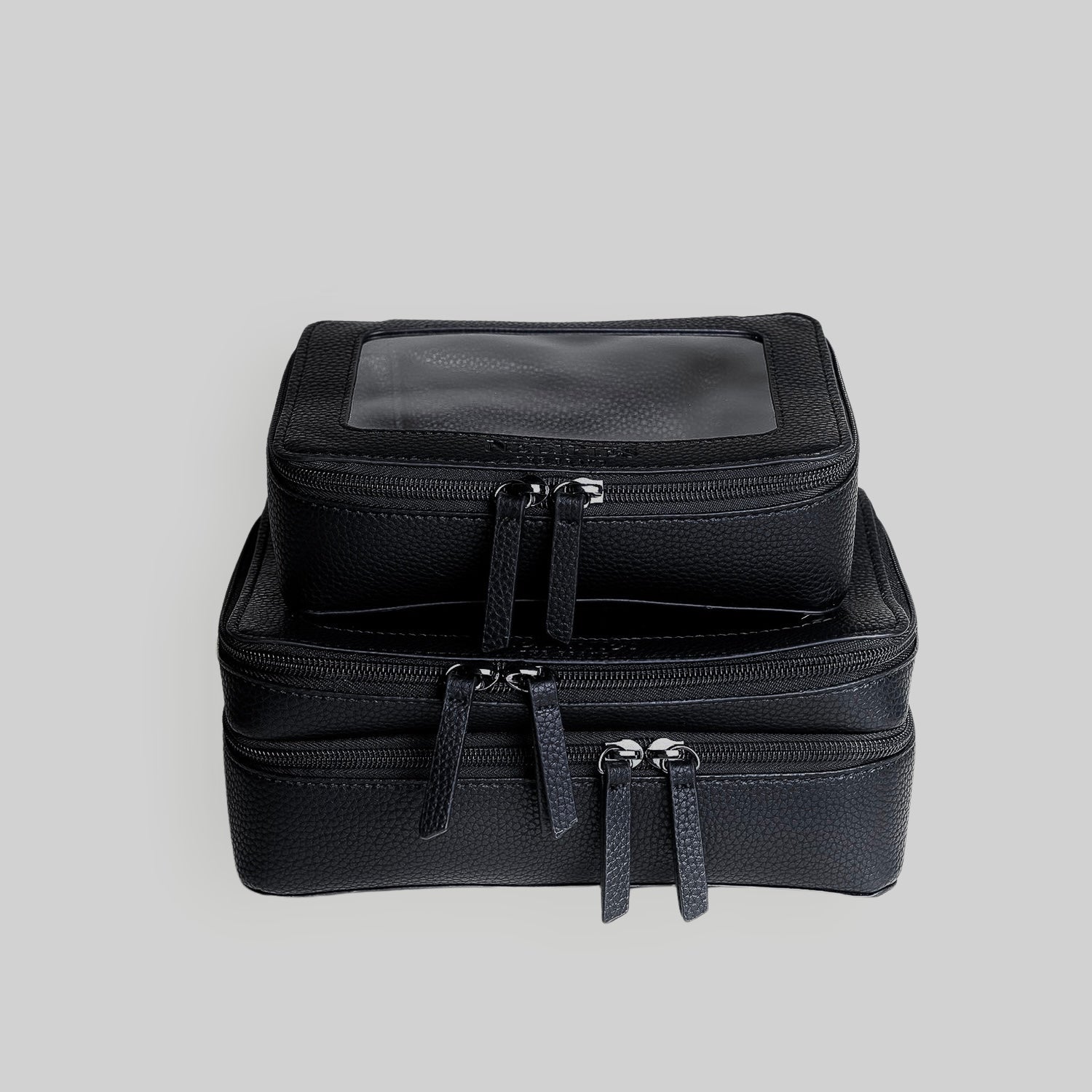Cosmetic Bag Set Black (BUNDLE)